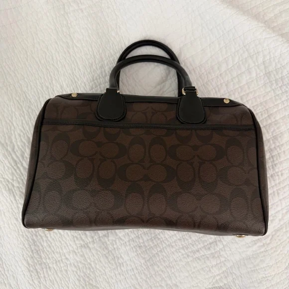 Coach Bennett Satchel Bag in Signature - Picture 11 of 16